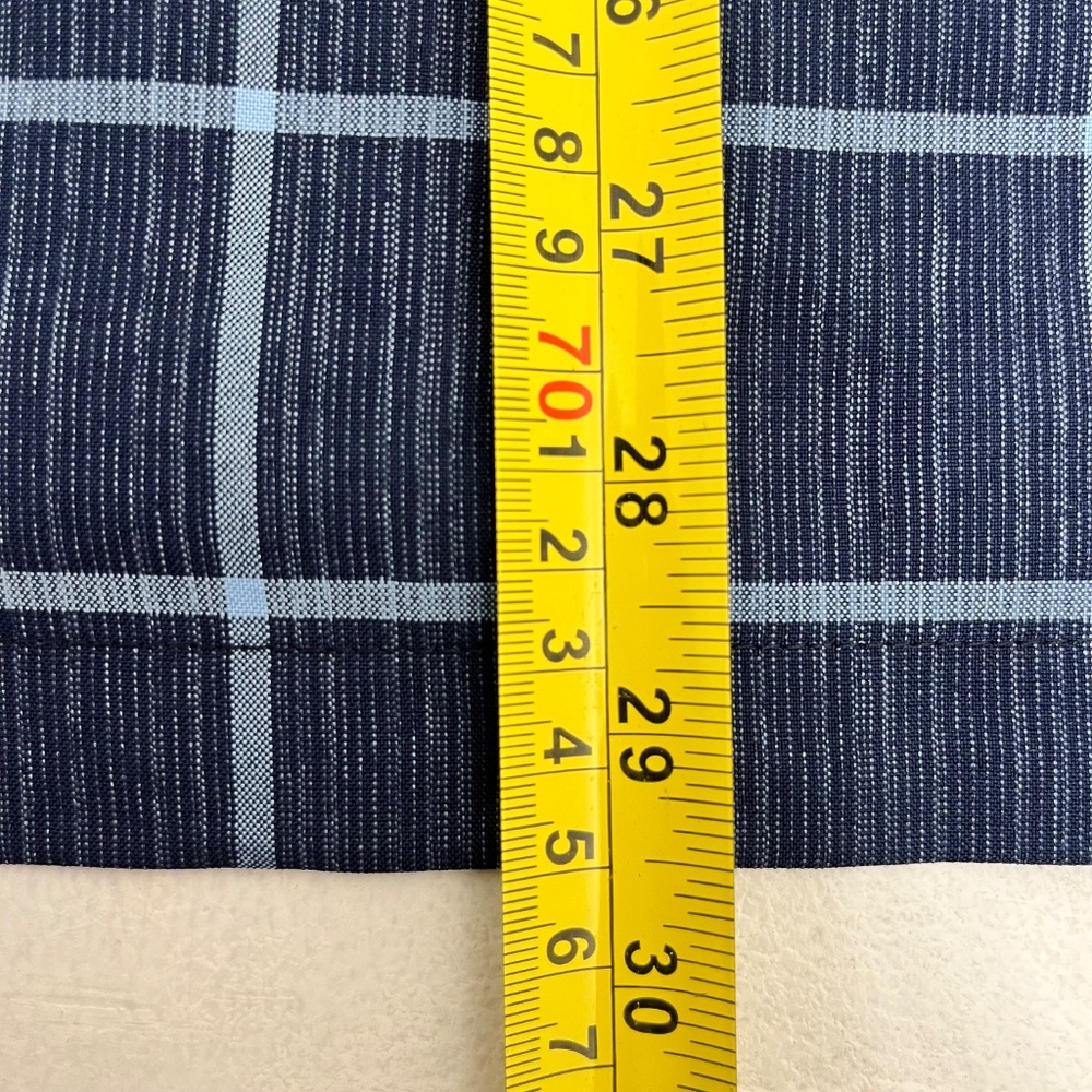 Swiss Alps Mens Size L Button Up Shirt Blue Plaid Short Sleeve Pocket NWT - Picture 9 of 9